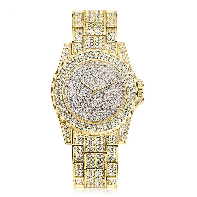 Feminino Relogio Women Watches Crystal Full Steel Ladies Wristwatch Quartz Woman Reloj Hombre Montre Femme Zegarek Damski Saati