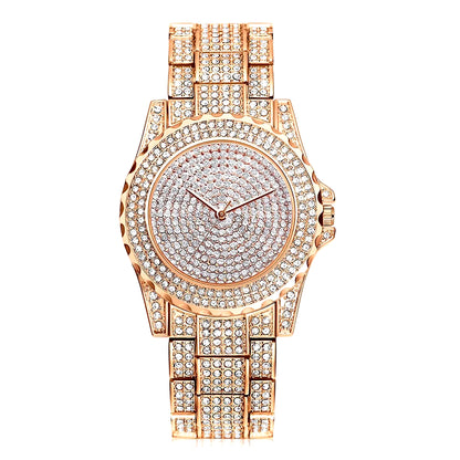 Feminino Relogio Women Watches Crystal Full Steel Ladies Wristwatch Quartz Woman Reloj Hombre Montre Femme Zegarek Damski Saati