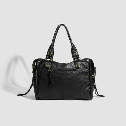 Sac Femme Grande Bandoulière Avec Fermeture Éclair | Tressé