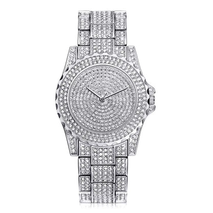 Feminino Relogio Women Watches Crystal Full Steel Ladies Wristwatch Quartz Woman Reloj Hombre Montre Femme Zegarek Damski Saati
